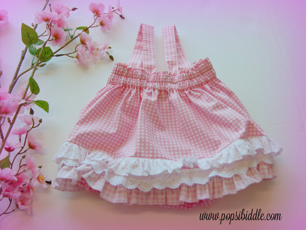 Sweetheart Bubble Romper size 6-12 mos.